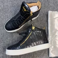 Cheap Giuseppe Zanotti High Tops Shoes For Women #1285573 Replica Wholesale [$102.00 USD] [ITEM#1285573] on Replica Giuseppe Zanotti High Tops Shoes