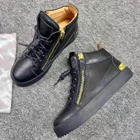 Cheap Giuseppe Zanotti High Tops Shoes For Men #1285574 Replica Wholesale [$98.00 USD] [ITEM#1285574] on Replica Giuseppe Zanotti High Tops Shoes