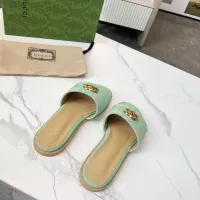 Cheap Gucci Slippers For Women #1285596 Replica Wholesale [$82.00 USD] [ITEM#1285596] on Replica Gucci Slippers