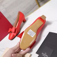 Cheap Valentino High-Heeled Shoes For Women #1285672 Replica Wholesale [$112.00 USD] [ITEM#1285672] on Replica Valentino High-Heeled Shoes