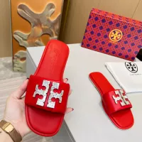 Cheap Tory Burch TB Slippers For Women #1285794 Replica Wholesale [$72.00 USD] [ITEM#1285794] on Replica Tory Burch TB Slippers