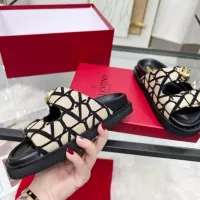 Cheap Valentino Slippers For Women #1285803 Replica Wholesale [$85.00 USD] [ITEM#1285803] on Replica Valentino Slippers