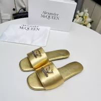 Cheap Alexander McQueen Slippers For Women #1285905 Replica Wholesale [$72.00 USD] [ITEM#1285905] on Replica Alexander McQueen Slippers