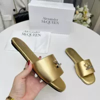 Cheap Alexander McQueen Slippers For Women #1285905 Replica Wholesale [$72.00 USD] [ITEM#1285905] on Replica Alexander McQueen Slippers