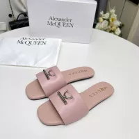 Cheap Alexander McQueen Slippers For Women #1285908 Replica Wholesale [$72.00 USD] [ITEM#1285908] on Replica Alexander McQueen Slippers