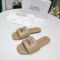 Cheap Alexander McQueen Slippers For Women #1285909 Replica Wholesale [$72.00 USD] [ITEM#1285909] on Replica Alexander McQueen Slippers