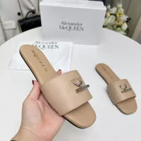 Cheap Alexander McQueen Slippers For Women #1285909 Replica Wholesale [$72.00 USD] [ITEM#1285909] on Replica Alexander McQueen Slippers