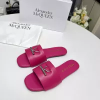 Cheap Alexander McQueen Slippers For Women #1285910 Replica Wholesale [$72.00 USD] [ITEM#1285910] on Replica Alexander McQueen Slippers