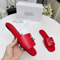 Cheap Alexander McQueen Slippers For Women #1285911 Replica Wholesale [$72.00 USD] [ITEM#1285911] on Replica Alexander McQueen Slippers