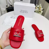 Cheap Alexander McQueen Slippers For Women #1285911 Replica Wholesale [$72.00 USD] [ITEM#1285911] on Replica Alexander McQueen Slippers