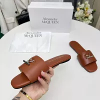 Cheap Alexander McQueen Slippers For Women #1285912 Replica Wholesale [$72.00 USD] [ITEM#1285912] on Replica Alexander McQueen Slippers