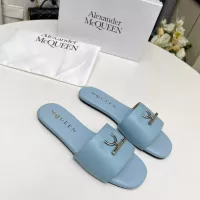 Cheap Alexander McQueen Slippers For Women #1285914 Replica Wholesale [$72.00 USD] [ITEM#1285914] on Replica Alexander McQueen Slippers