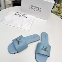 Cheap Alexander McQueen Slippers For Women #1285914 Replica Wholesale [$72.00 USD] [ITEM#1285914] on Replica Alexander McQueen Slippers