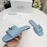 Cheap Alexander McQueen Slippers For Women #1285914 Replica Wholesale [$72.00 USD] [ITEM#1285914] on Replica Alexander McQueen Slippers