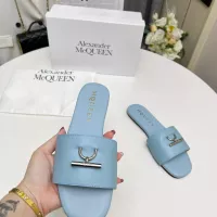 Cheap Alexander McQueen Slippers For Women #1285914 Replica Wholesale [$72.00 USD] [ITEM#1285914] on Replica Alexander McQueen Slippers