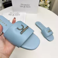 Cheap Alexander McQueen Slippers For Women #1285914 Replica Wholesale [$72.00 USD] [ITEM#1285914] on Replica Alexander McQueen Slippers