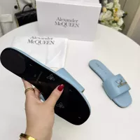 Cheap Alexander McQueen Slippers For Women #1285914 Replica Wholesale [$72.00 USD] [ITEM#1285914] on Replica Alexander McQueen Slippers