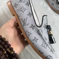 Cheap Louis Vuitton LV Oxfords Shoes For Women #1285940 Replica Wholesale [$82.00 USD] [ITEM#1285940] on Replica Louis Vuitton LV Oxfords Shoes