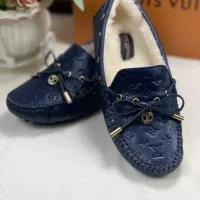 Cheap Louis Vuitton LV Oxfords Shoes For Women #1285970 Replica Wholesale [$85.00 USD] [ITEM#1285970] on Replica Louis Vuitton LV Oxfords Shoes