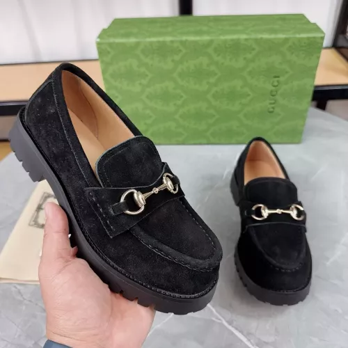 Cheap Gucci Oxfords Shoes For Women #1286172 Replica Wholesale [$102.00 USD] [ITEM#1286172] on Replica Gucci Oxfords Shoes