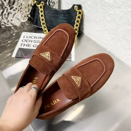 Cheap Prada Leather Shoes For Women #1286195 Replica Wholesale [$102.00 USD] [ITEM#1286195] on Replica Prada Leather Shoes