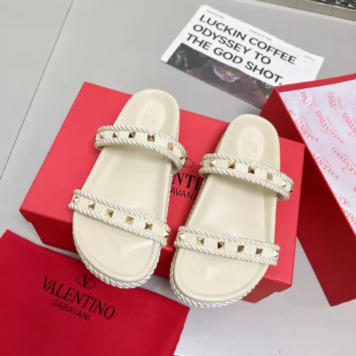 Cheap Valentino Slippers For Women #1286199 Replica Wholesale [$82.00 USD] [ITEM#1286199] on Replica Valentino Slippers