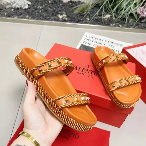 Cheap Valentino Slippers For Women #1286201 Replica Wholesale [$82.00 USD] [ITEM#1286201] on Replica Valentino Slippers