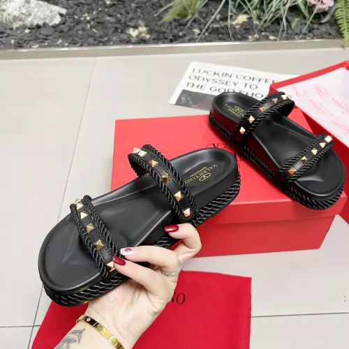 Cheap Valentino Slippers For Women #1286202 Replica Wholesale [$82.00 USD] [ITEM#1286202] on Replica Valentino Slippers