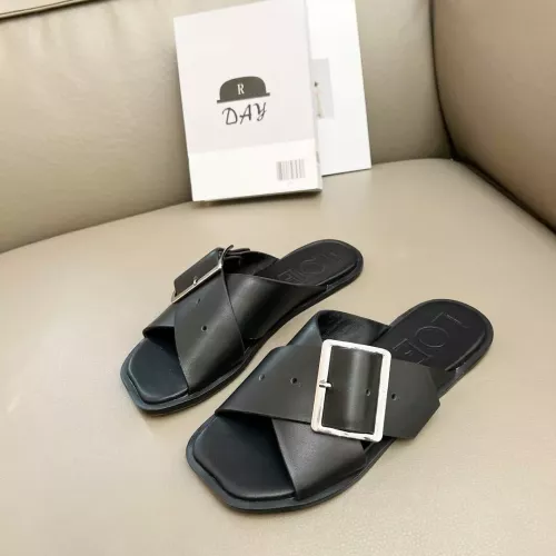 Cheap LOEWE Slippers For Women #1286249 Replica Wholesale [$76.00 USD] [ITEM#1286249] on Replica LOEWE Slippers