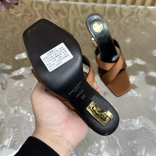 Cheap Yves Saint Laurent YSL Slippers For Women #1286250 Replica Wholesale [$100.00 USD] [ITEM#1286250] on Replica Yves Saint Laurent YSL Slippers