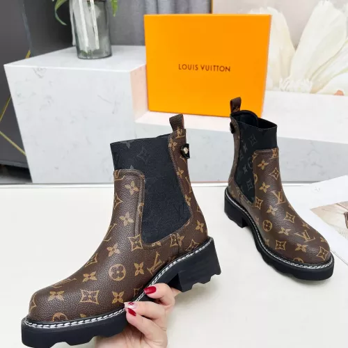 Cheap Louis Vuitton Boots For Women #1286281 Replica Wholesale [$102.00 USD] [ITEM#1286281] on Replica Louis Vuitton Boots