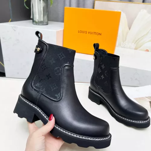 Cheap Louis Vuitton Boots For Women #1286282 Replica Wholesale [$102.00 USD] [ITEM#1286282] on Replica Louis Vuitton Boots