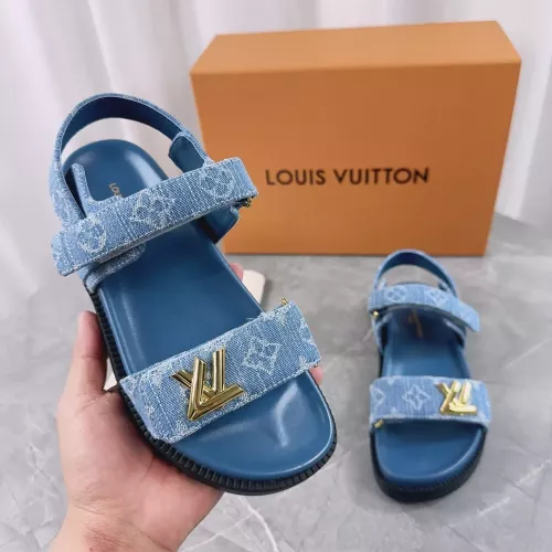 Cheap Louis Vuitton Sandal For Women #1286284 Replica Wholesale [$88.00 USD] [ITEM#1286284] on Replica Louis Vuitton Sandal