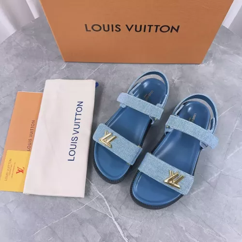 Cheap Louis Vuitton Sandal For Women #1286285 Replica Wholesale [$88.00 USD] [ITEM#1286285] on Replica Louis Vuitton Sandal