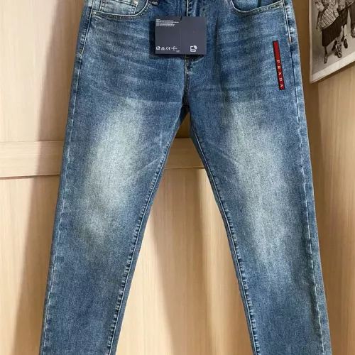 Cheap Prada Jeans For Men #1286307 Replica Wholesale [$48.00 USD] [ITEM#1286307] on Replica 