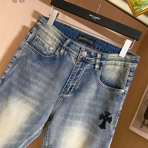 Cheap Chrome Hearts Jeans For Men #1286316 Replica Wholesale [$48.00 USD] [ITEM#1286316] on Replica Chrome Hearts Jeans