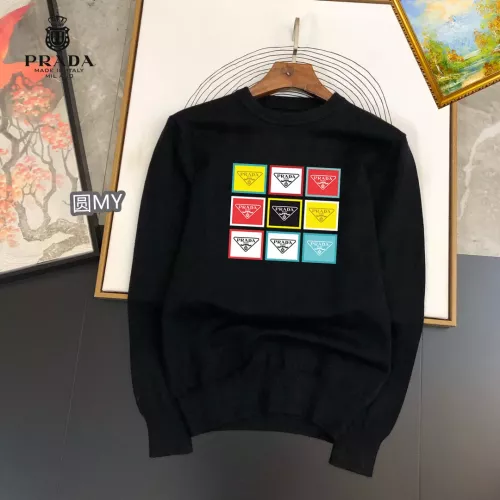 Cheap Prada Sweater Long Sleeved For Men #1286504 Replica Wholesale [$42.00 USD] [ITEM#1286504] on Replica Prada Sweater