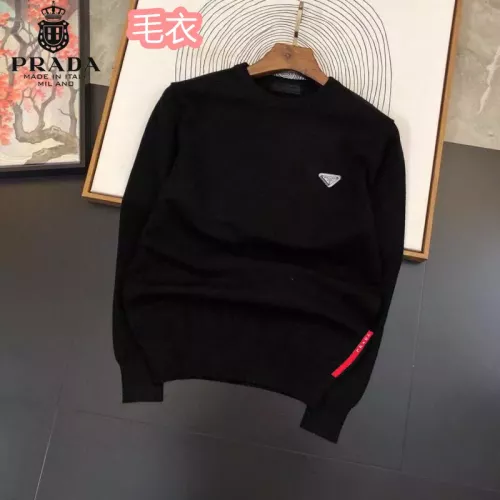 Cheap Prada Sweater Long Sleeved For Men #1286508 Replica Wholesale [$42.00 USD] [ITEM#1286508] on Replica Prada Sweater