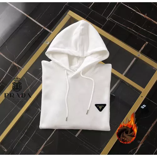 Cheap Prada Hoodies Long Sleeved For Men #1286609 Replica Wholesale [$45.00 USD] [ITEM#1286609] on Replica Prada Hoodies