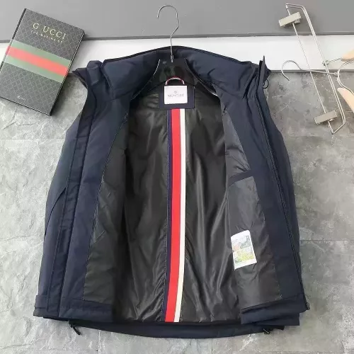 Cheap Moncler Down Feather Coat Long Sleeved For Men #1286621 Replica Wholesale [$132.00 USD] [ITEM#1286621] on Replica Moncler Down Feather Coat