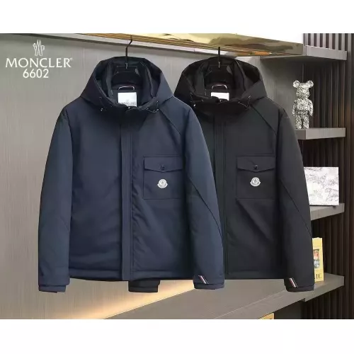 Cheap Moncler Down Feather Coat Long Sleeved For Men #1286622 Replica Wholesale [$132.00 USD] [ITEM#1286622] on Replica Moncler Down Feather Coat