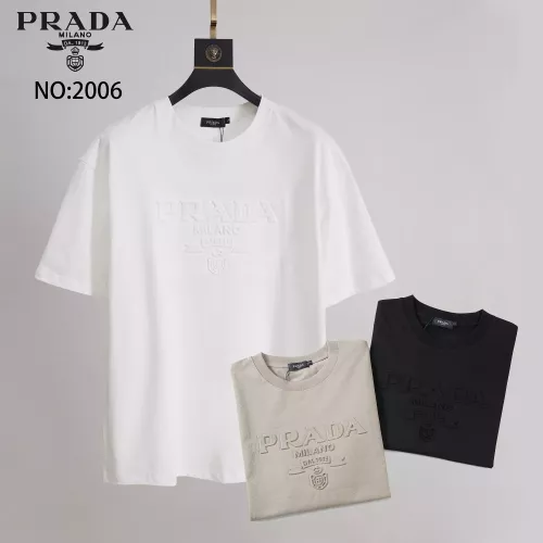 Cheap Prada T-Shirts Short Sleeved For Men #1286644 Replica Wholesale [$32.00 USD] [ITEM#1286644] on Replica Prada T-Shirts