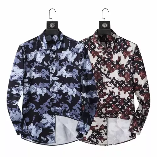 Cheap Louis Vuitton LV Shirts Long Sleeved For Men #1286671 Replica Wholesale [$45.00 USD] [ITEM#1286671] on Replica Louis Vuitton LV Shirts