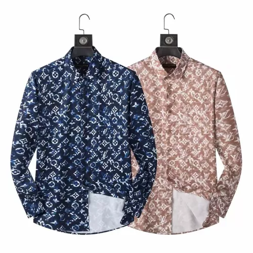 Cheap Louis Vuitton LV Shirts Long Sleeved For Men #1286672 Replica Wholesale [$45.00 USD] [ITEM#1286672] on Replica Louis Vuitton LV Shirts