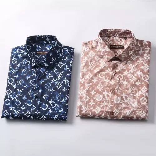 Cheap Louis Vuitton LV Shirts Long Sleeved For Men #1286673 Replica Wholesale [$45.00 USD] [ITEM#1286673] on Replica Louis Vuitton LV Shirts