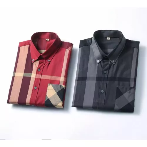 Cheap Burberry Shirts Long Sleeved For Men #1286677 Replica Wholesale [$42.00 USD] [ITEM#1286677] on Replica Burberry Shirts