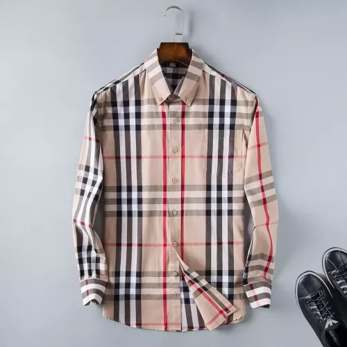 Burberry Shirts Long Sleeved For Men #1286684