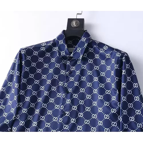 Cheap Gucci Shirts Long Sleeved For Men #1286694 Replica Wholesale [$45.00 USD] [ITEM#1286694] on Replica Gucci Shirts