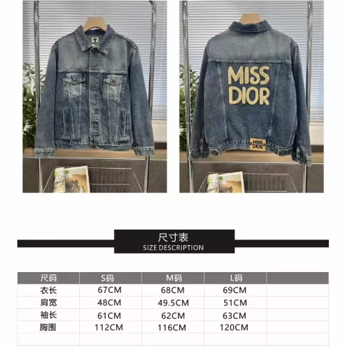 Cheap Christian Dior Jackets Long Sleeved For Women #1286736 Replica Wholesale [$125.00 USD] [ITEM#1286736] on Replica Christian Dior Jackets