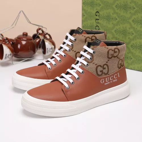 Cheap Gucci High Tops Shoes For Men #1286791 Replica Wholesale [$80.00 USD] [ITEM#1286791] on Replica Gucci High Tops Shoes